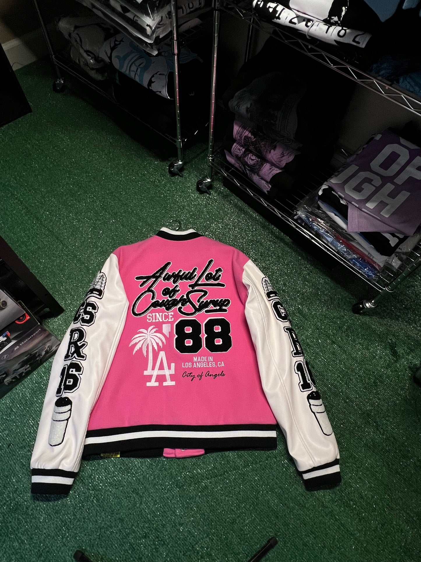 Cough Syrup Letterman Jacket