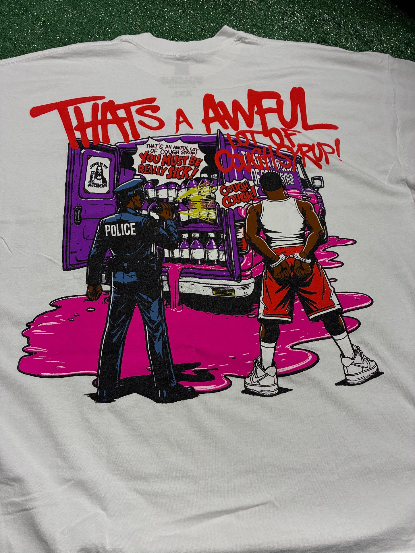 You must be really sick - Awful lot of cough syrup