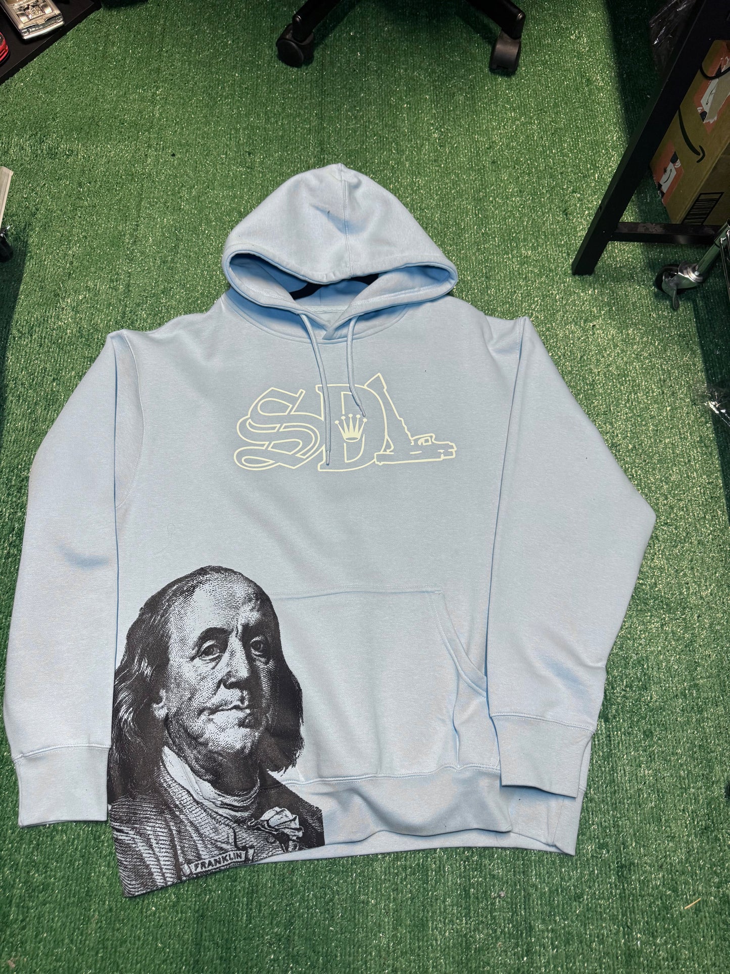 SDL Baby Blue Hoodie  (Chapo)